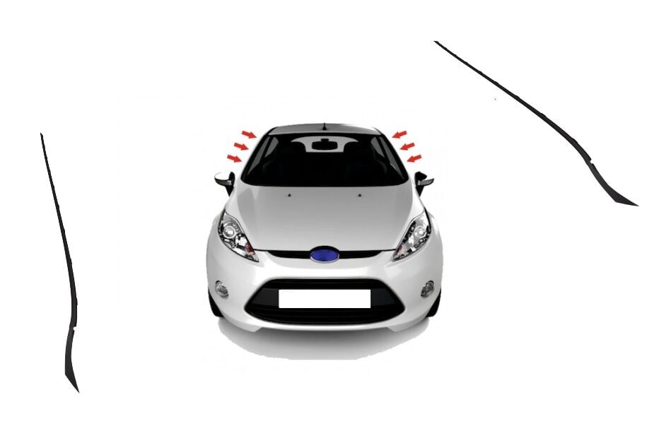 Ön Cam Direk Plastiği Dış Takım Fiesta