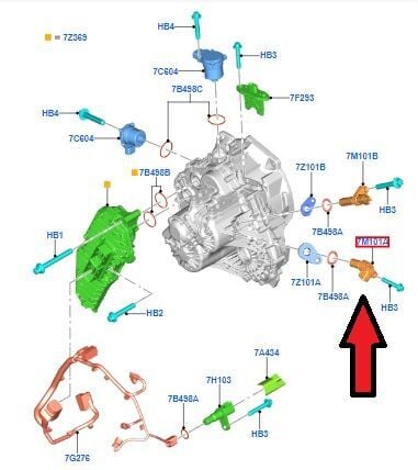 Powershift Otomatik Şanzıman Hız Sensörleri 3 Adet Takım