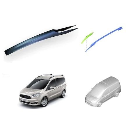Tavan Çıta Başlık Plastiği Courier Sol