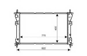 Su Radyatörü Transit V184 125 PS Klimalı