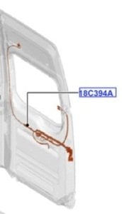Arka Kapı Tesisatı Sol Transit V347 256 Derece