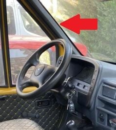 Ön Cam Direk İç Plastiği Transit 12 15 SOL