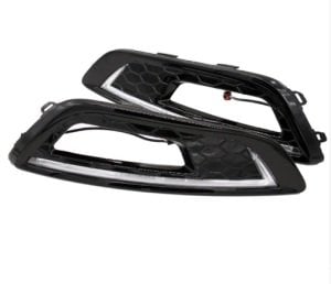 Sis Far Çerçeve Takımı Ledli Piano Black Focus