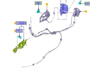 Sürgülü Kapı Kilidi Sağ Transit V363 Komple 2019/-