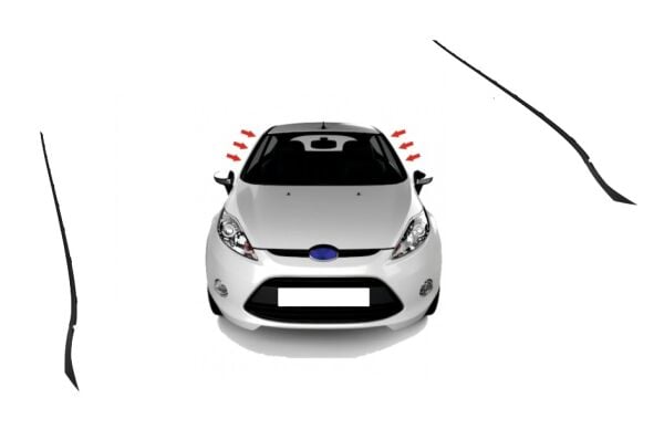 Ön Cam Direk Plastiği Dış Takım Fiesta