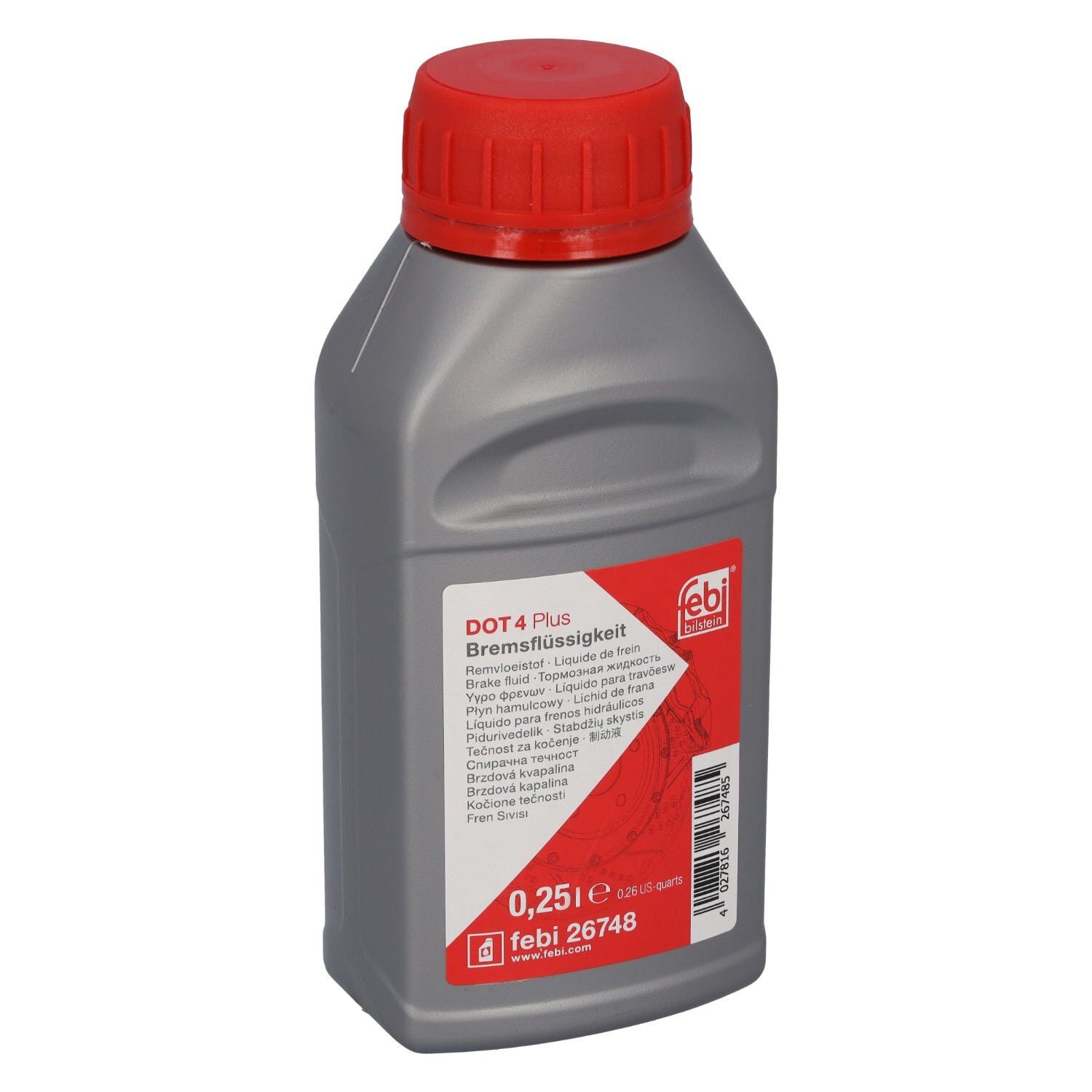 DOT4 Fren Hidrolik Yağı 250ml
